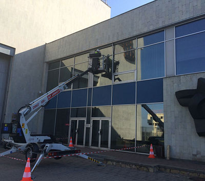 Stacija stikla siena