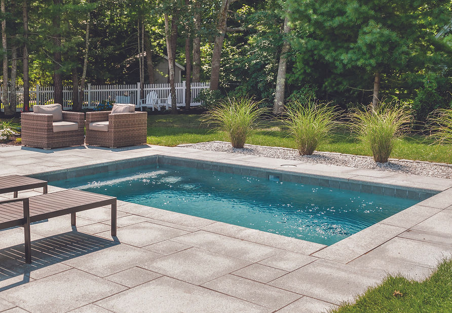 One of our beautiful plunge pools