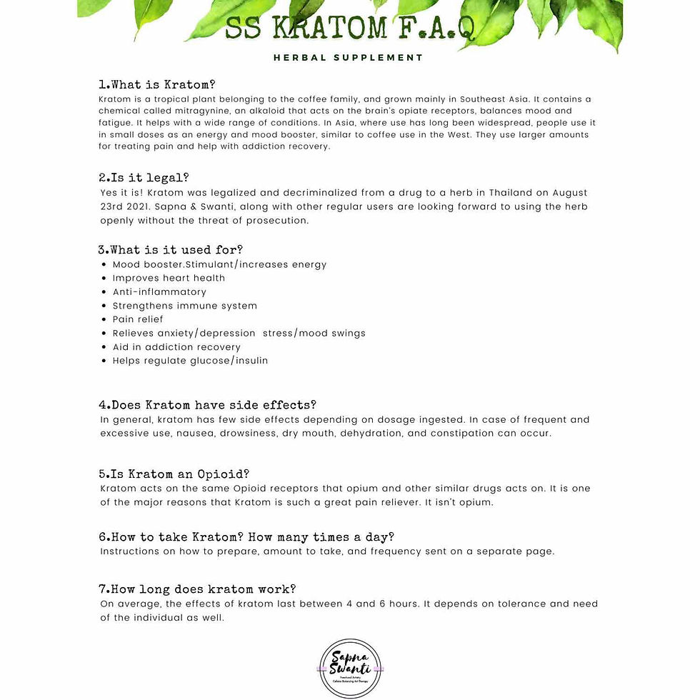 Thumbnail: SS Kratom Tea - Herb-infused Wellness Drink