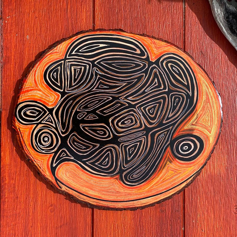 Thumbnail: Platter - Epoxy Raw Round - Celestial Glo