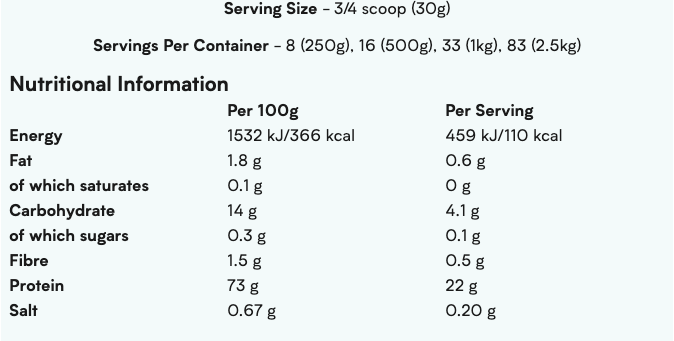 Thumbnail: MyProtein Vegan Protein Blend