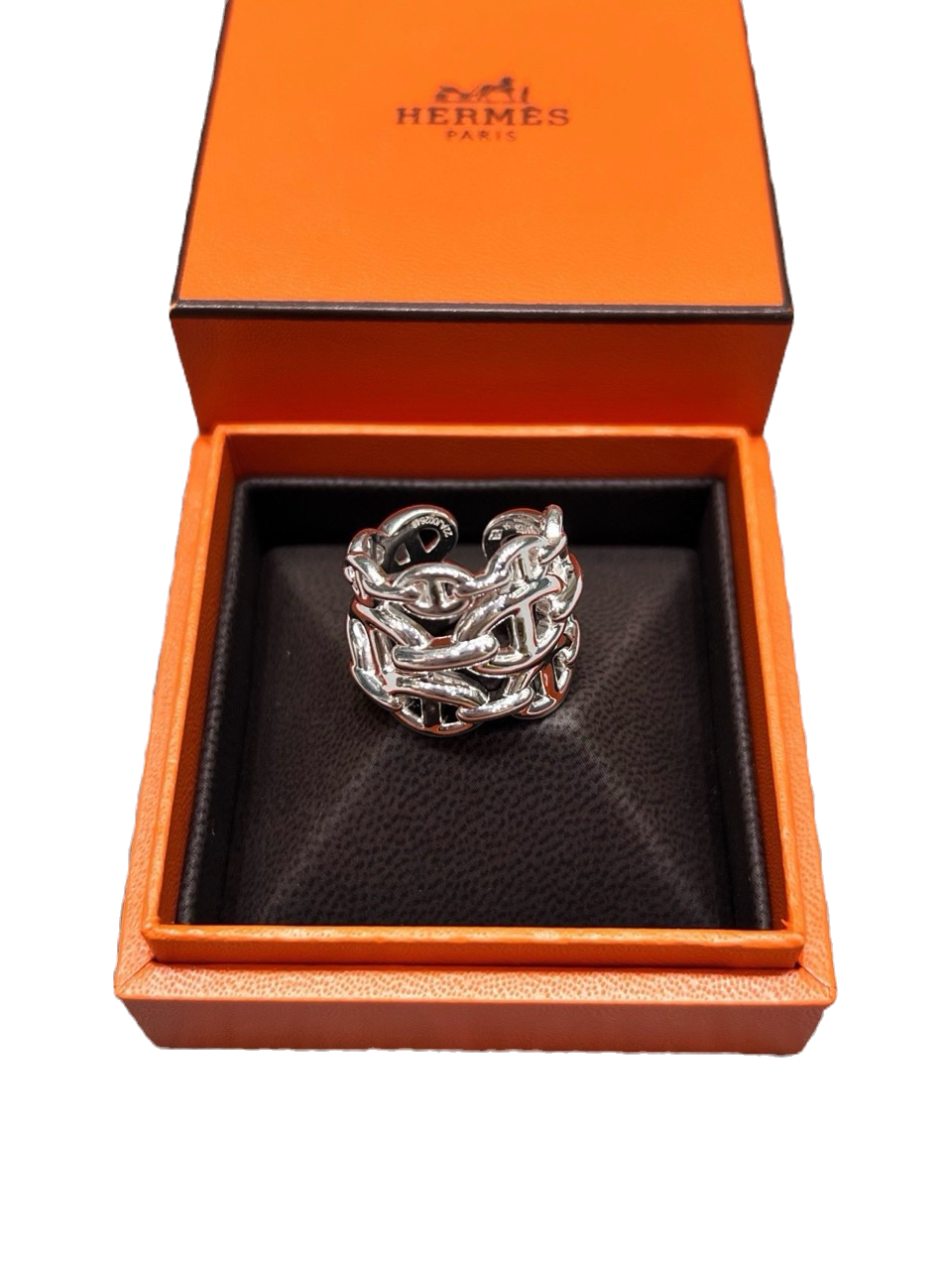 Silver Pig Nose Triple Ring