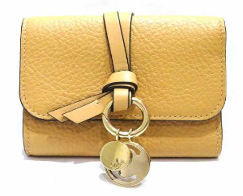 蔻依字母表三折钱包