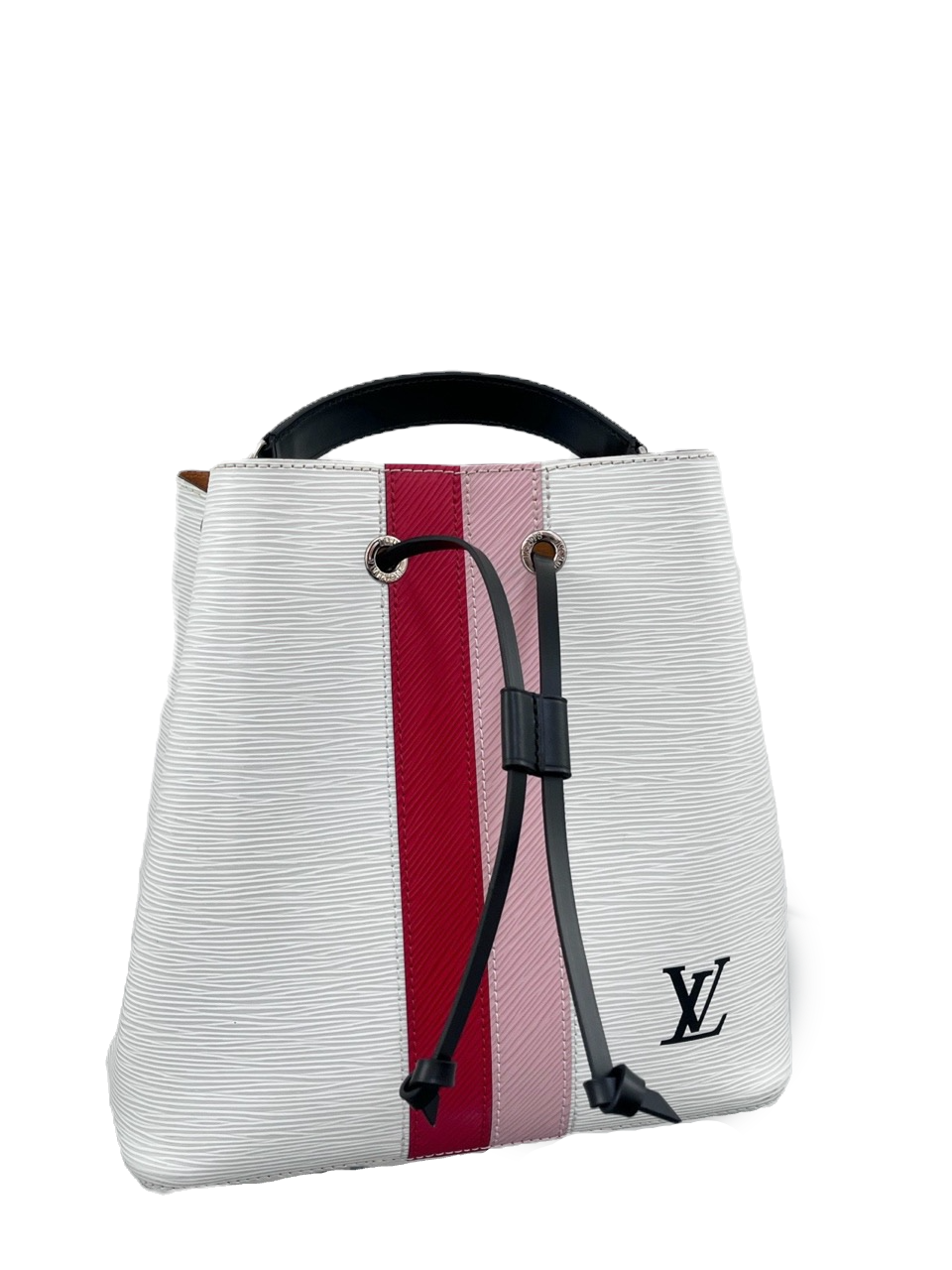 Epi Ripple Color Drawstring Handle Noe Bucket Bag