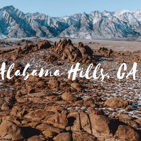 Alabama Hills Drone Video 4K