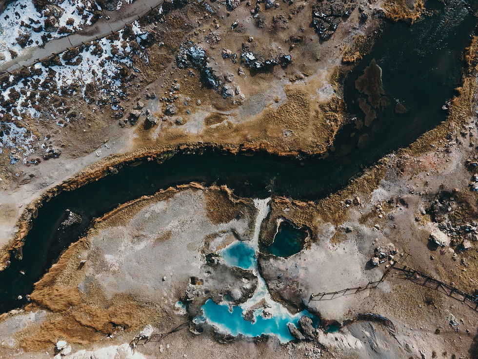 Mammoth Lakes Hot Geological Creek Geysers