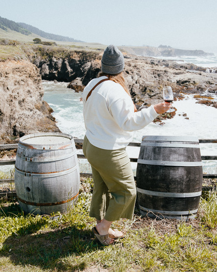 Wine Tasting on Mendocino Coast at Pacific Star Winery with Ocean Views