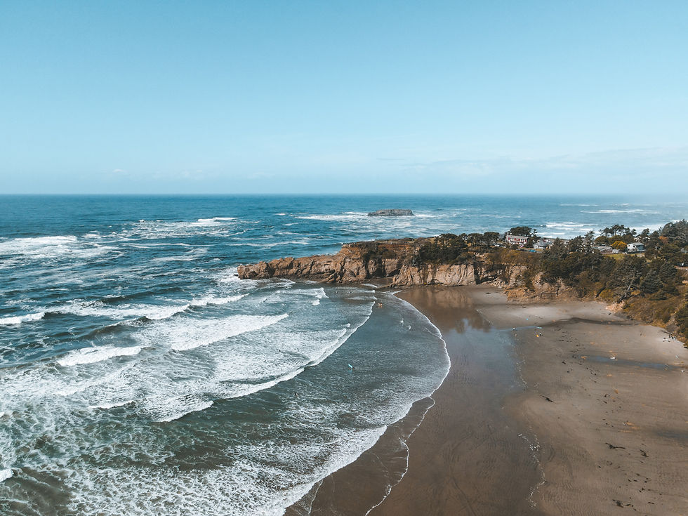 Oregon Coastline near Newport, Oregon