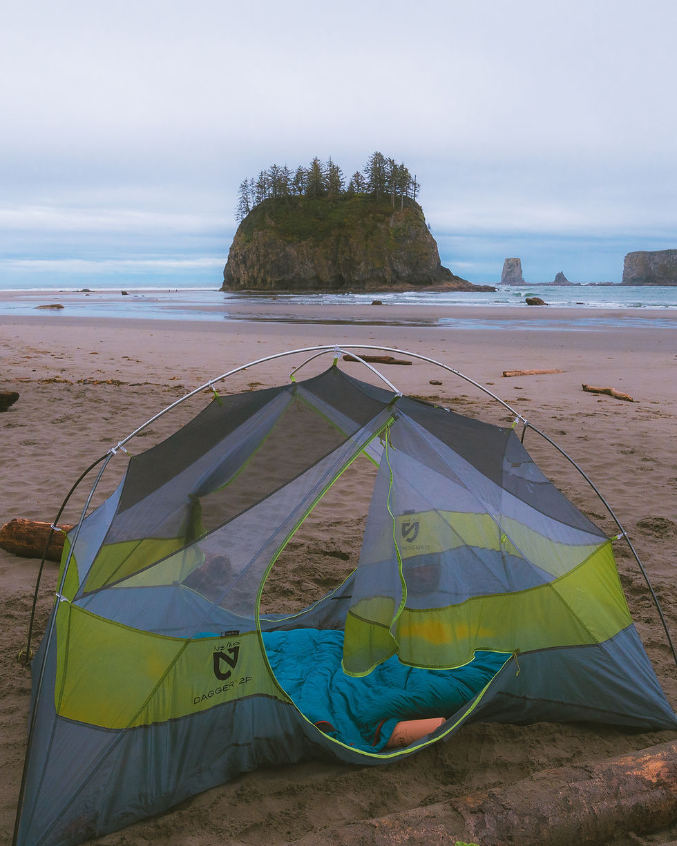 Second Beach Washington Camping on the Beach