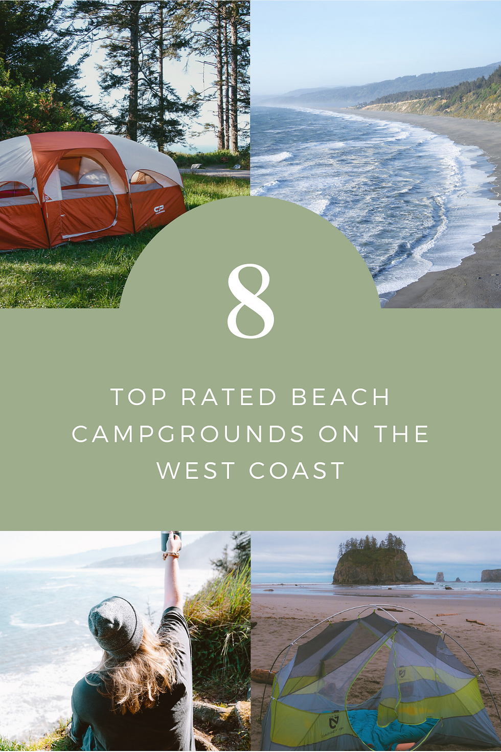8 Top Rate Beach Campgrounds on the West Coast