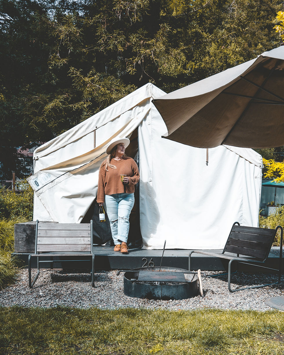 Glamping Tents at AutoCamp Russian River