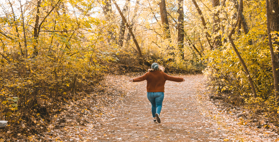 Fall Foliage in Leavenworth WA at Waterfront Park Hiking Trails