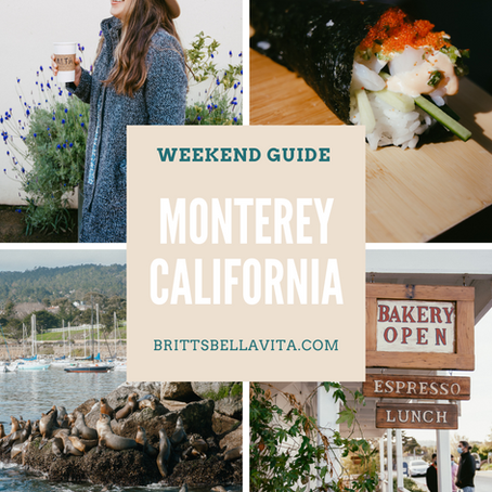 Weekend Travel Guide to Monterey Bay: Hotels + Fun Things to Do