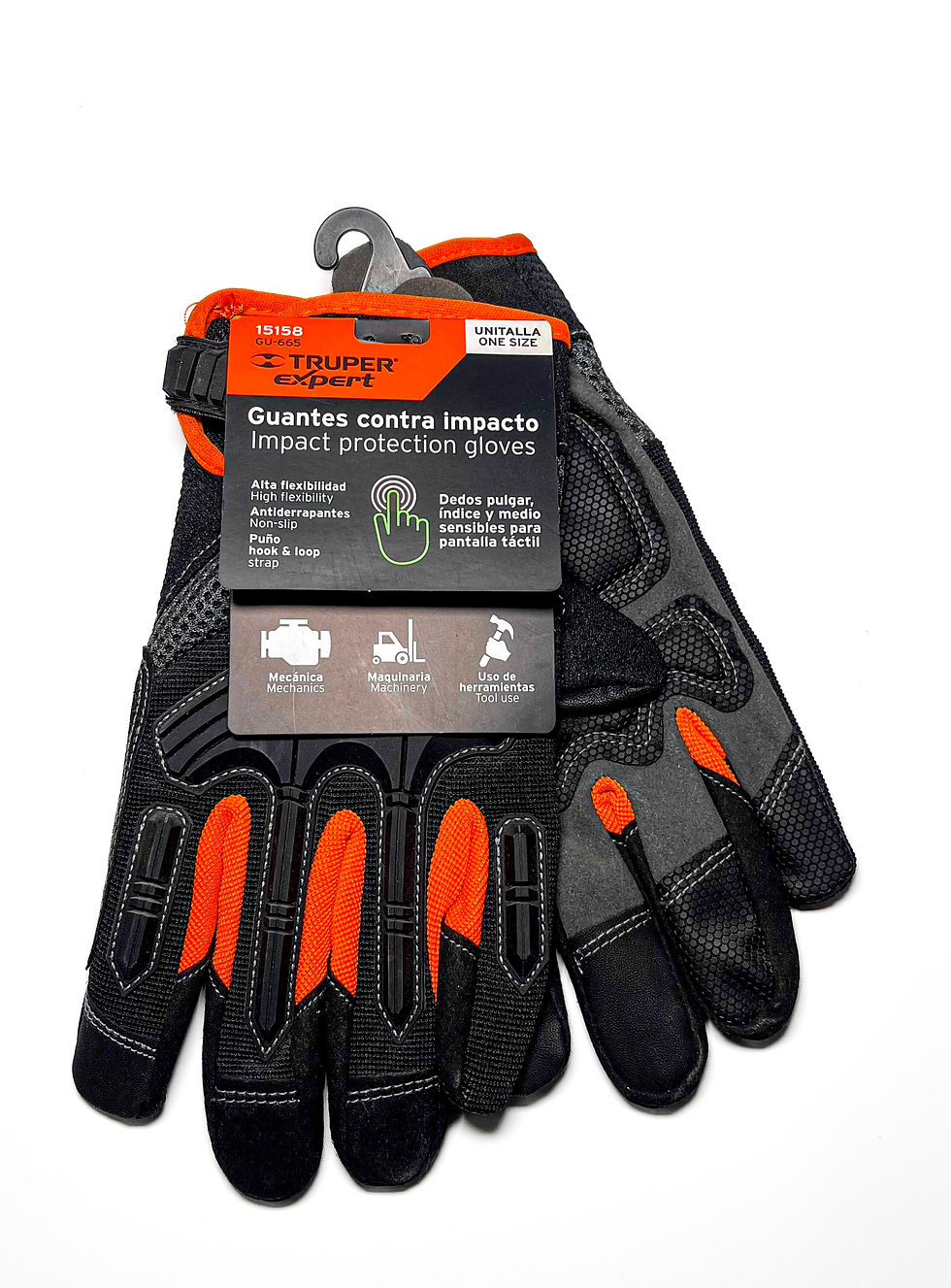 Miniatura: Guantes para mecánico antiimpacto Truper Expert GU-665 táctil