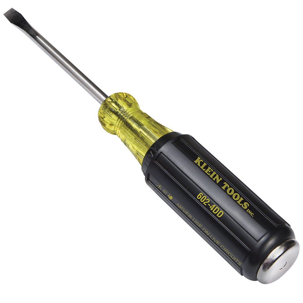 Miniatura: Desarmador para demolición punta plana 1/4" x 4" Klein Tools