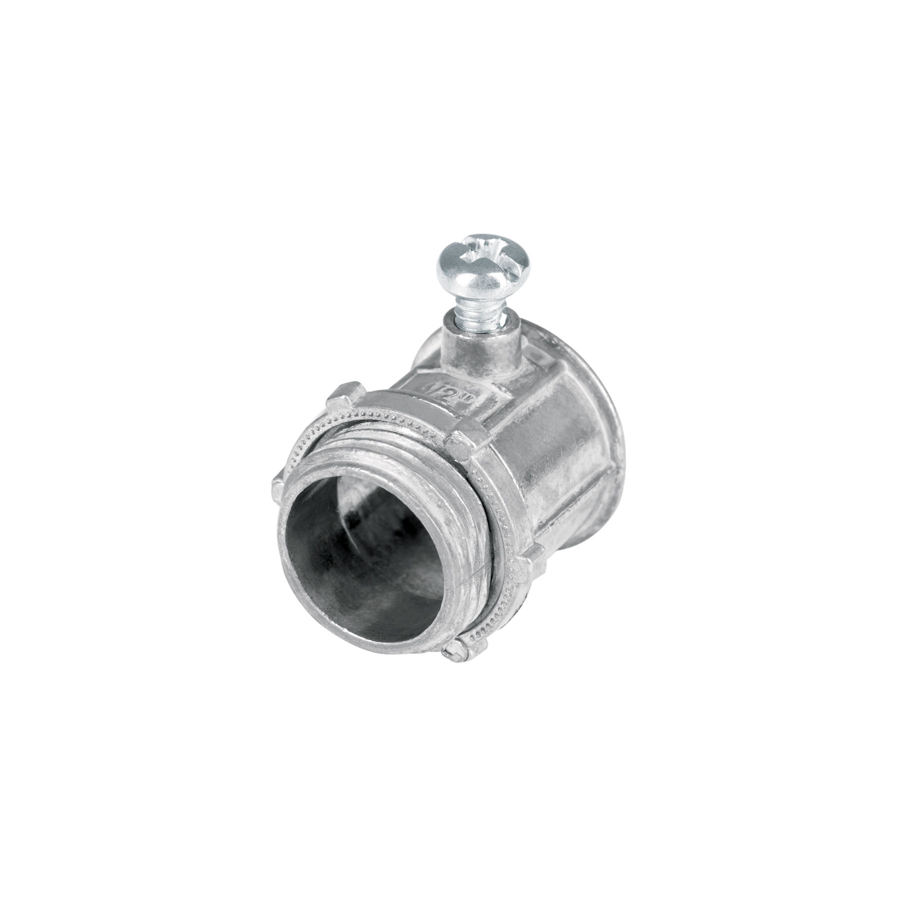 Conector conduit 1/2 pulgada de zamac Volteck CONCO-1/2