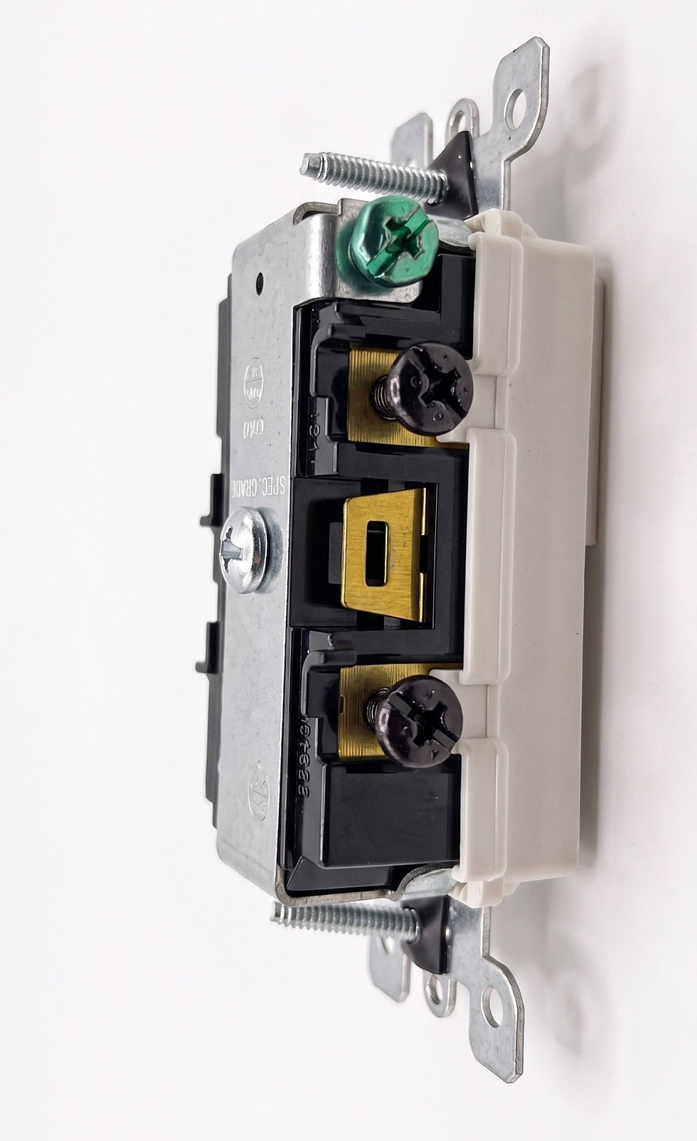 Miniatura: Interruptor combinado doble de 3 vías Decora Leviton 5643-W blanco