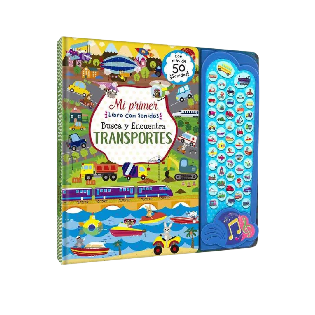 Libro con Sonidos - Busca y Encuentra Transporte