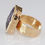 Thumbnail: Krysia Renau Purple Tone Ametrine Gold Statement Ring Adjustable