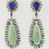 Thumbnail: Australian Opal Earrings with Topaz Posts