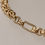 Thumbnail: Chunky 24K Gold Multi Round Link Chain Statement Necklace