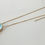Thumbnail: Carved Aqua Marine Diamond 14k Gold Chain Pendant Necklace