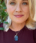 14K Gold Diamond Blue Topaz Horse Necklace One -of-Kind