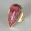 Thumbnail: Rhodonite Gold Ring Adjustable Statement Ring
