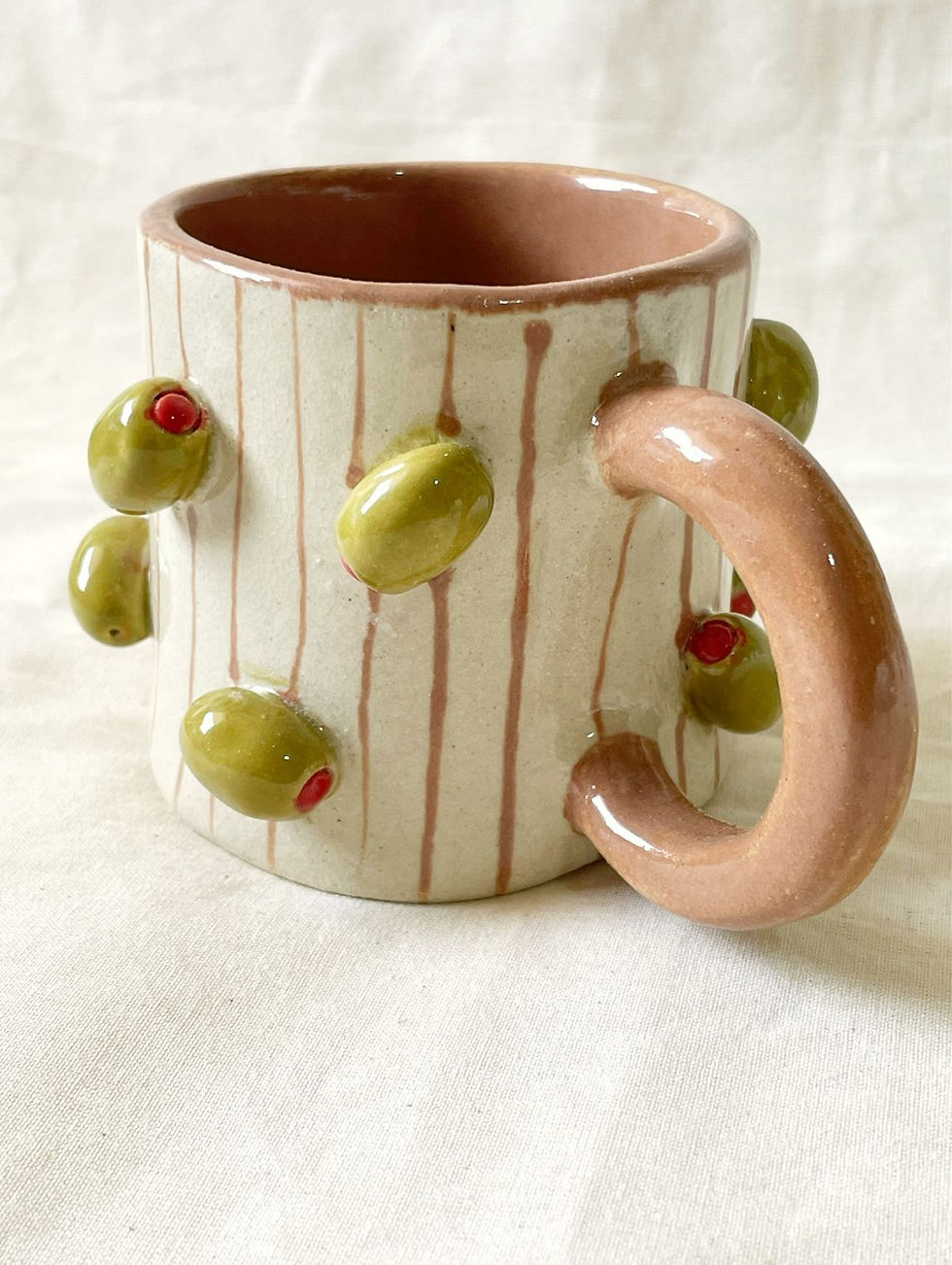 Miniatura: caneca artesanal azeitonas