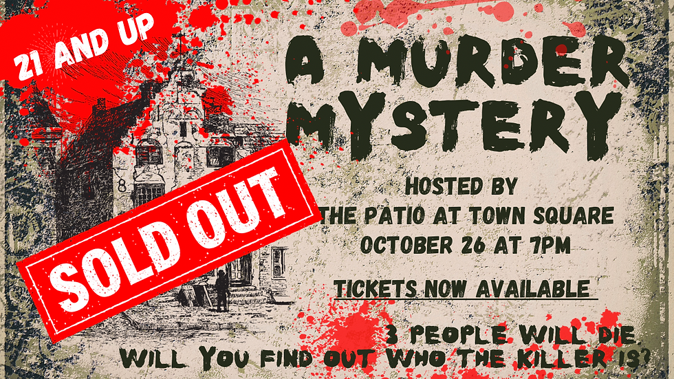 Murder Mystery Dinner at The Patio