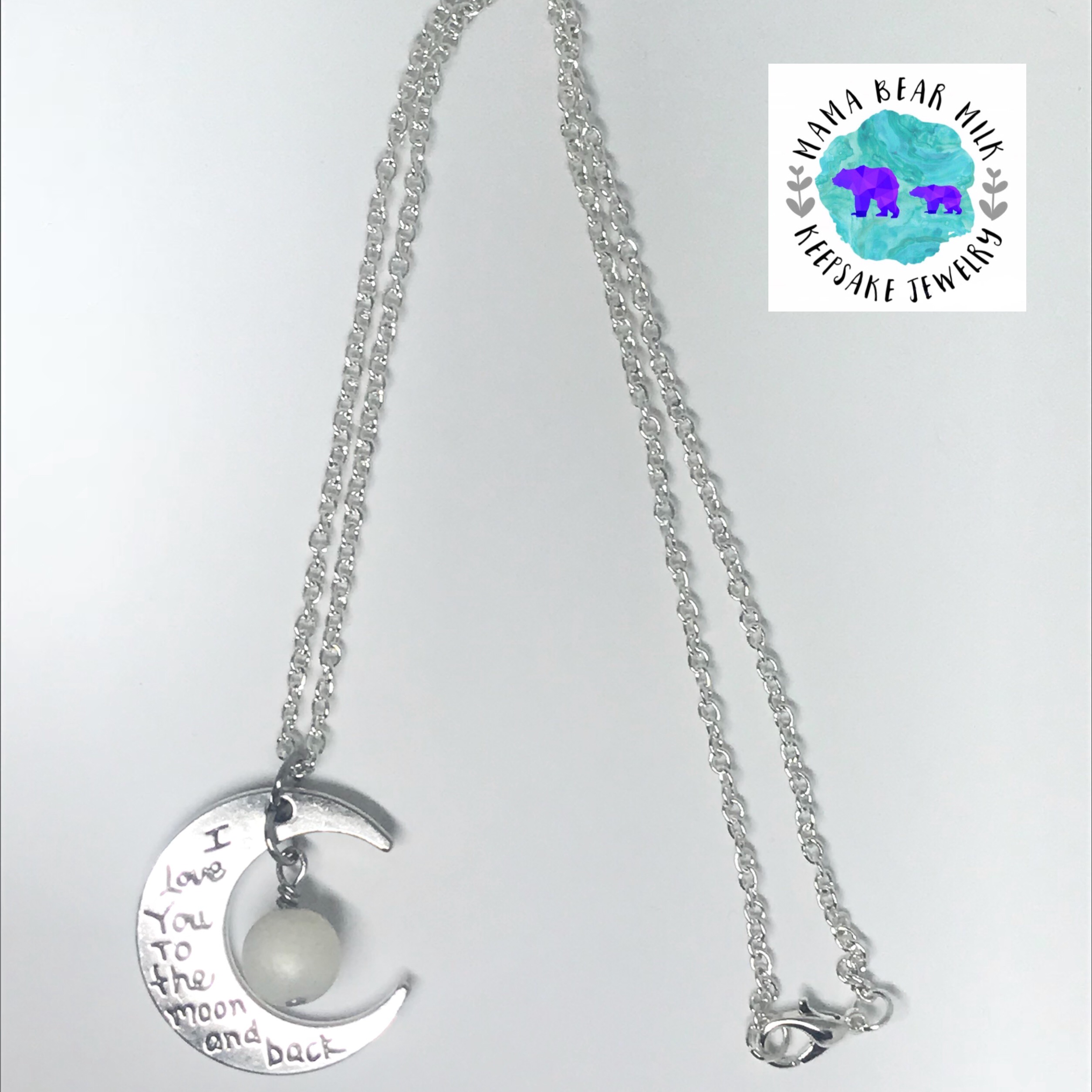 mama bear milk keepsake jewelry