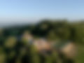 Aerial view of Poggio Posillipo villa surrounded by Umbrian hills near Todi