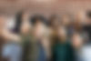 Group selfie of diverse women smiling for a fun photo