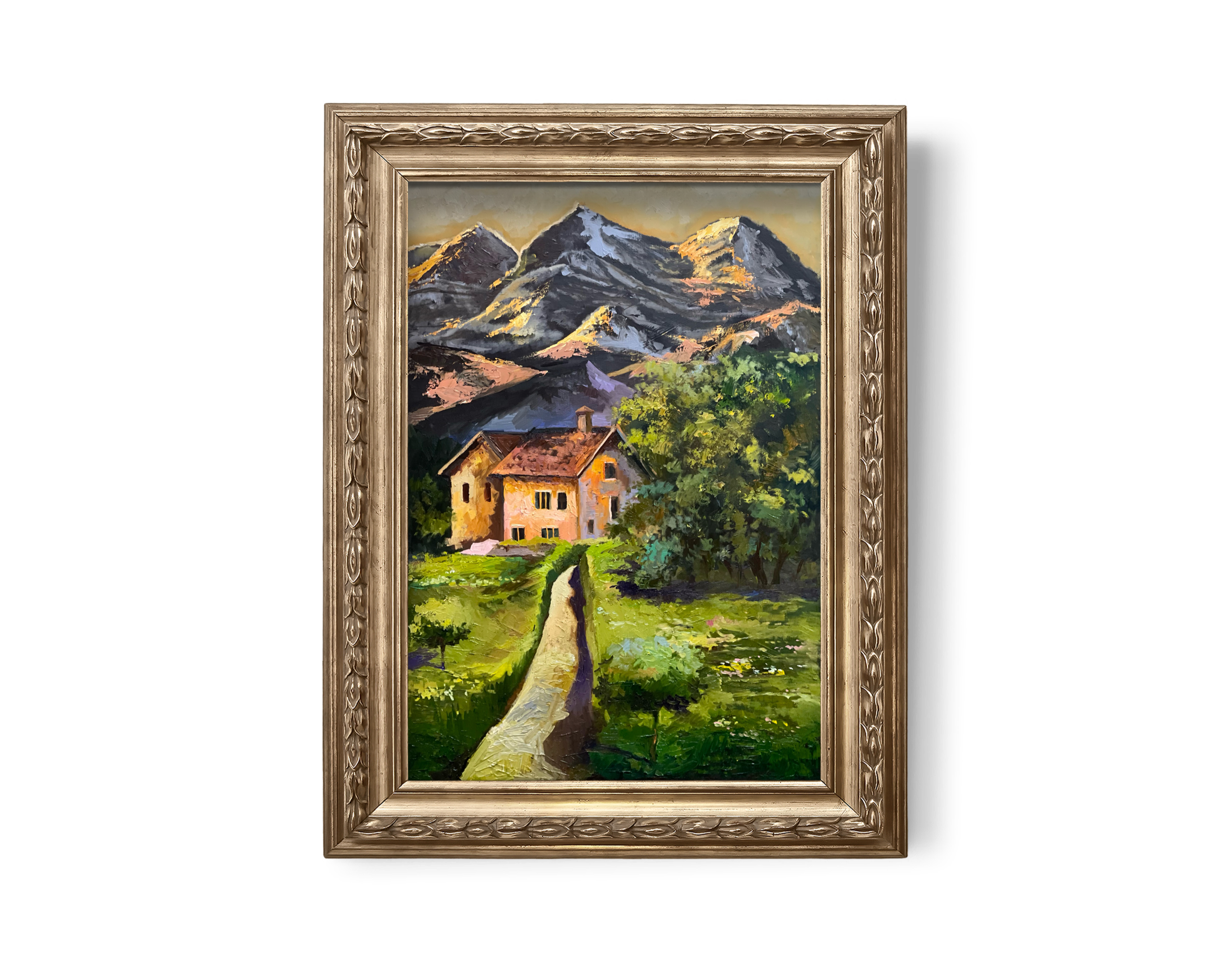House under the mountains