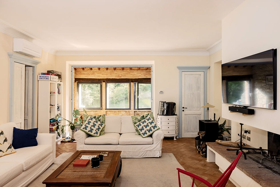 Poggio Posillipo's farmhouse interior