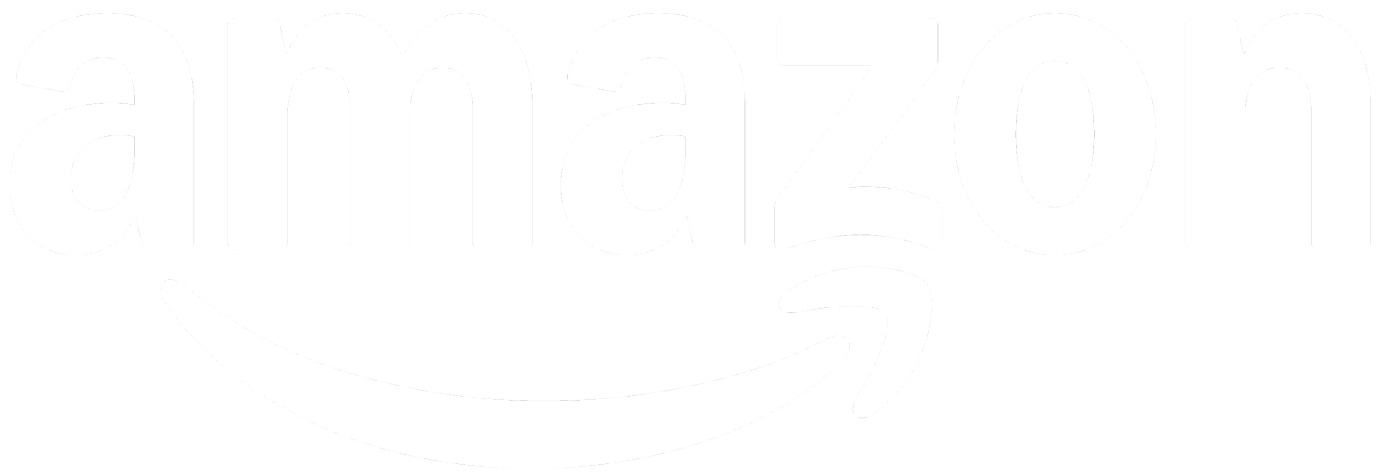 White Amazon Logo