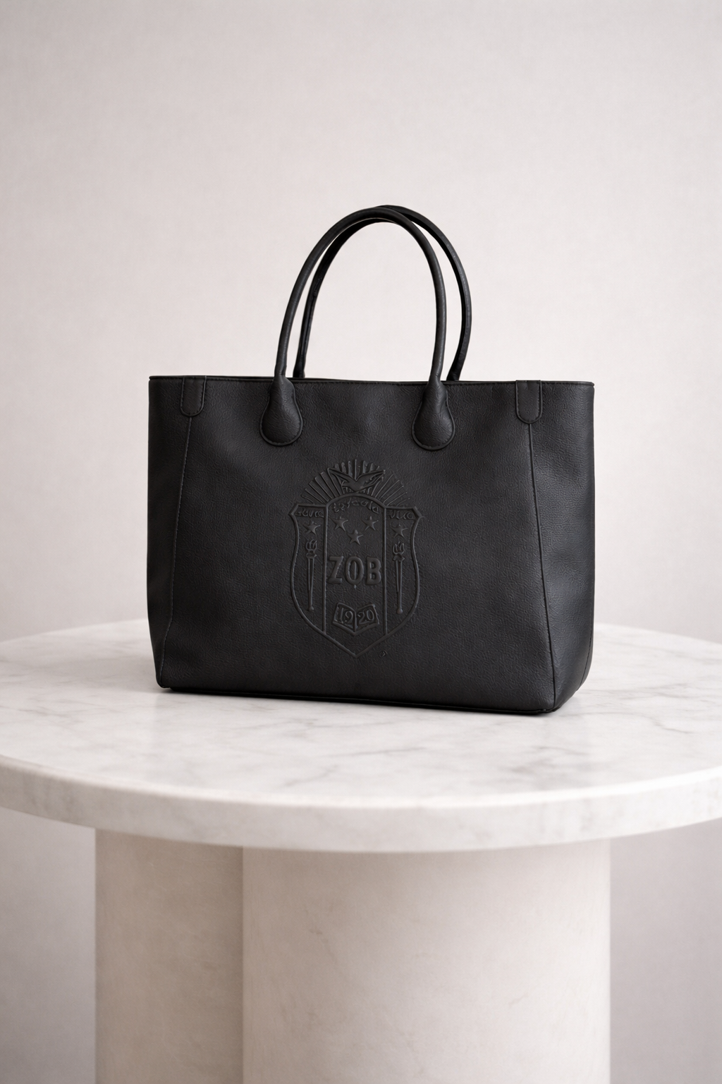 Zeta Shield Black Tote