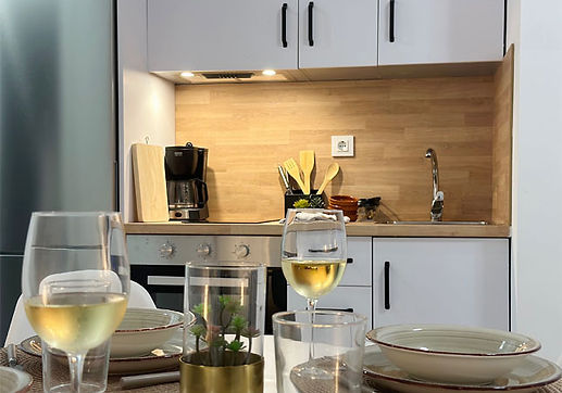 Mar Alegre kitchen view