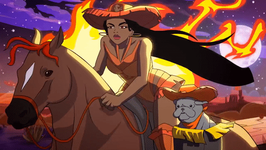 Popeyes x Megan Thee Stallion — Animation & VFX. Direction: Wild Comet · Production: Wild Comet x Dreambear. Wild Comet Media.