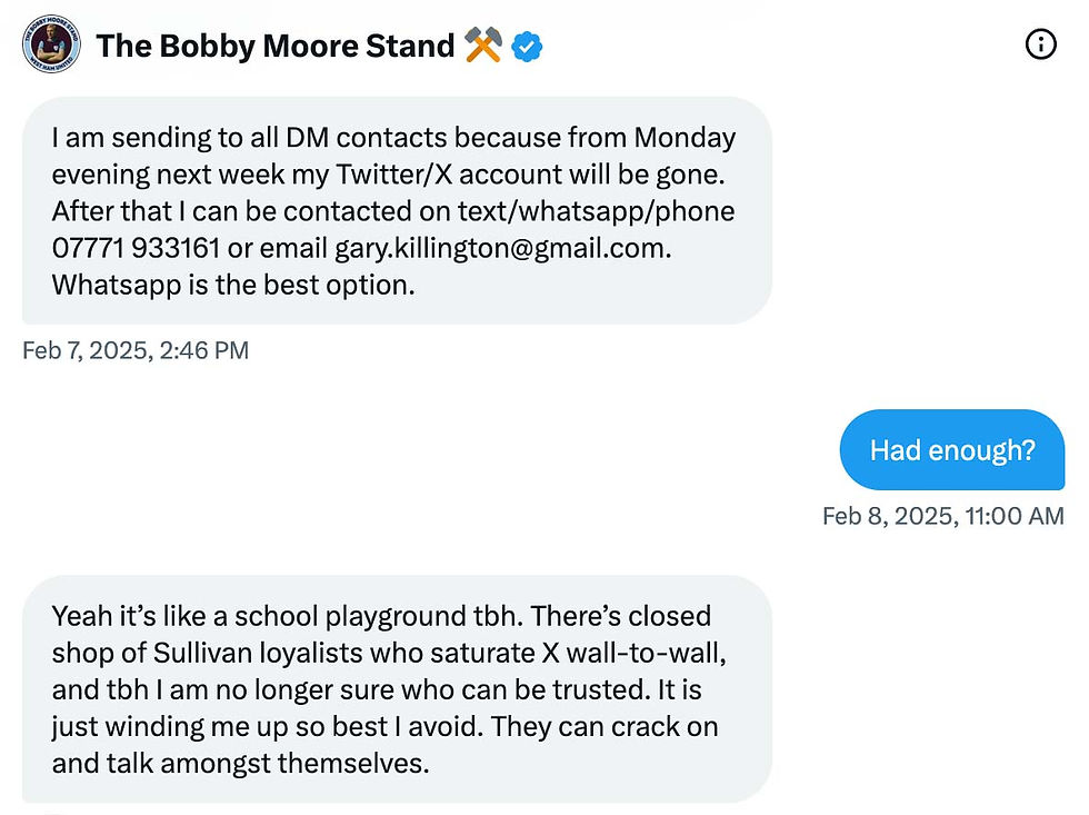 I get a message like this every week on the platform formerly known as Twitter...