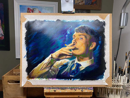 Tommy Shelby Painting
