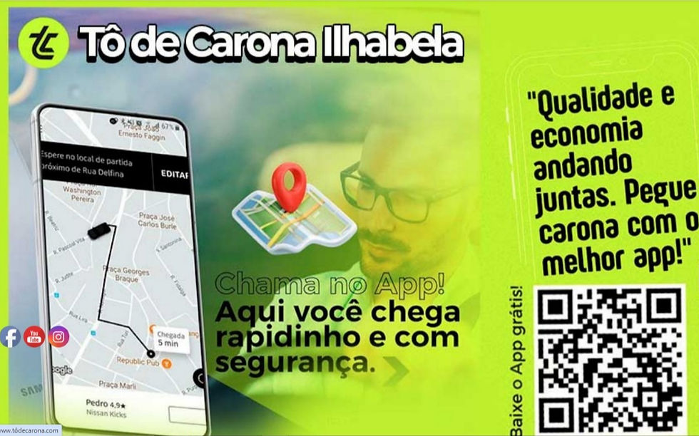 Serviços do Tô de Carona em Ilhabela