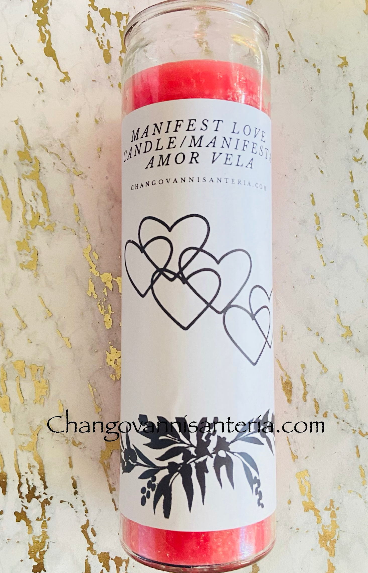 Manifest Love Candle/Manifesta Amor Vela