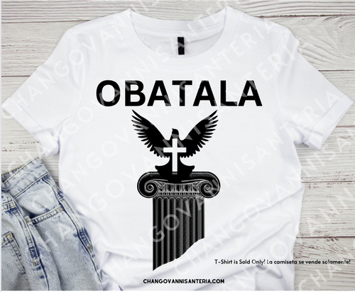 Obatala T-Shirt, Obatala Orisha Spiritual Shirt | Changovannisanteria