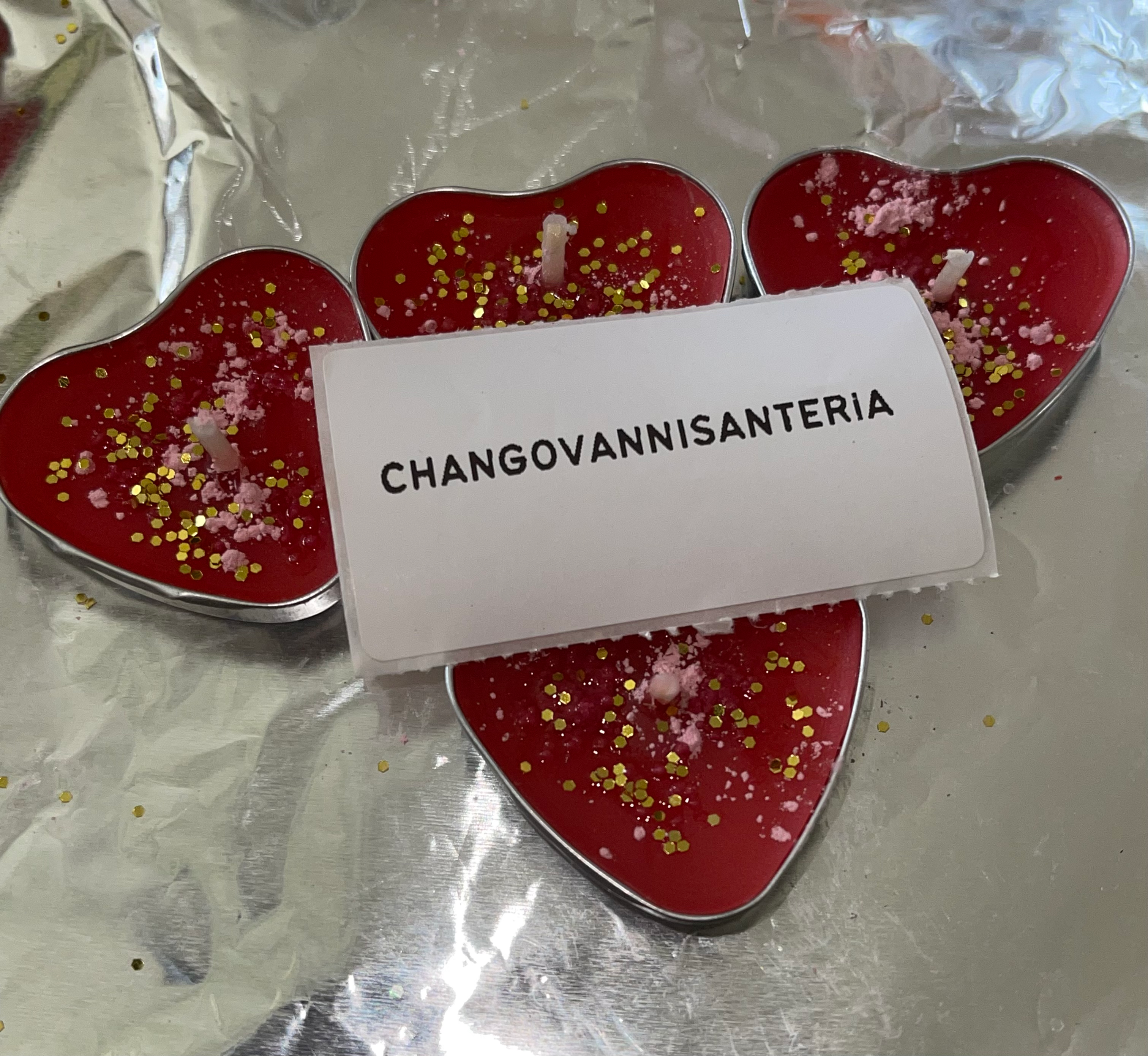 Heart Love Candles/Velas Amor Corazon