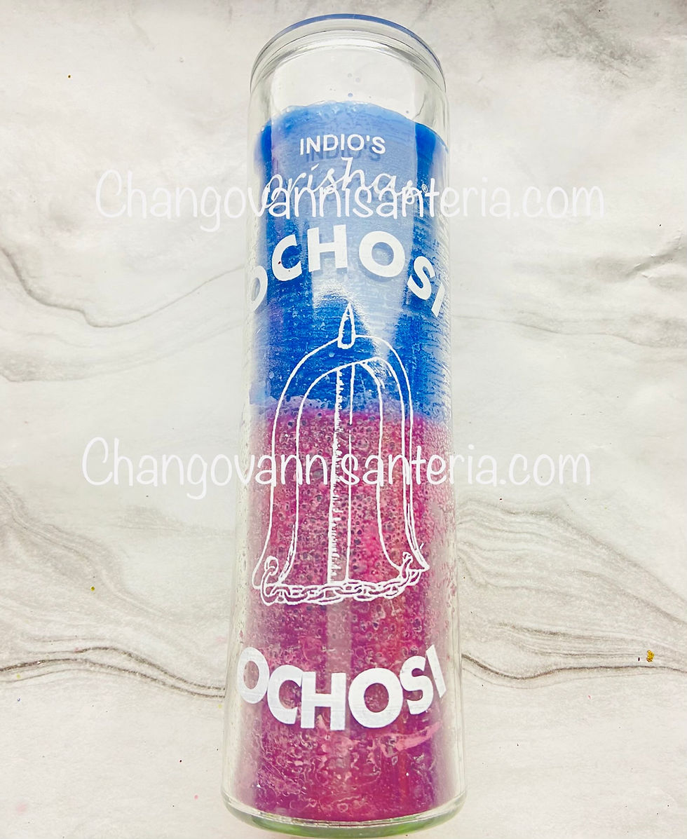 Ochosi Orisha Candle/Vela Ochosi Orisha
