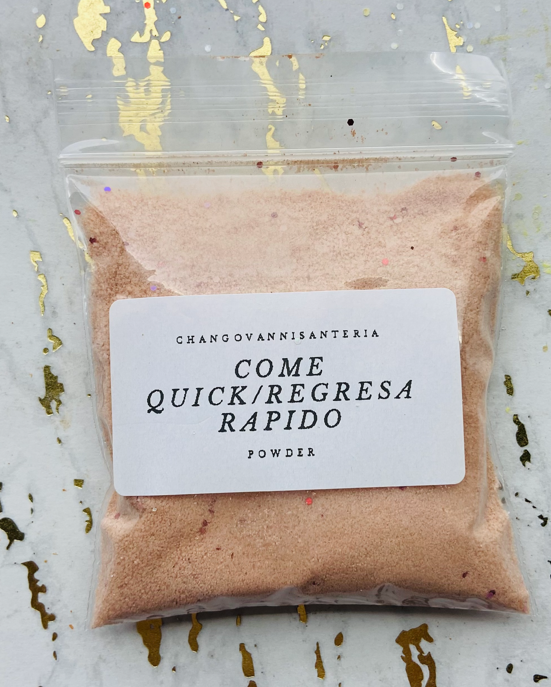 Come Back Quick Powder/Regresa Rapido Polvo