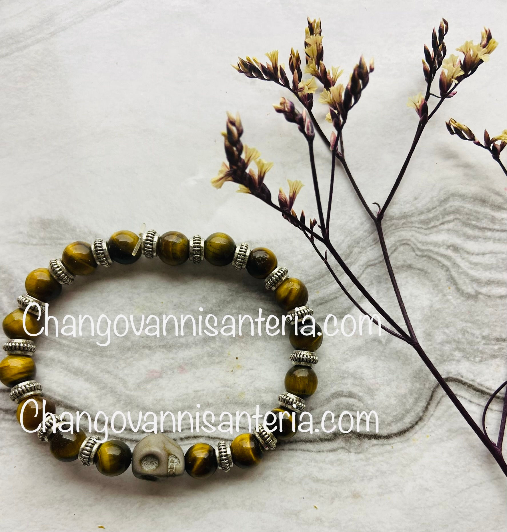 Protection Holy Death Bracelet/Pulsera Protección Santa Muerte