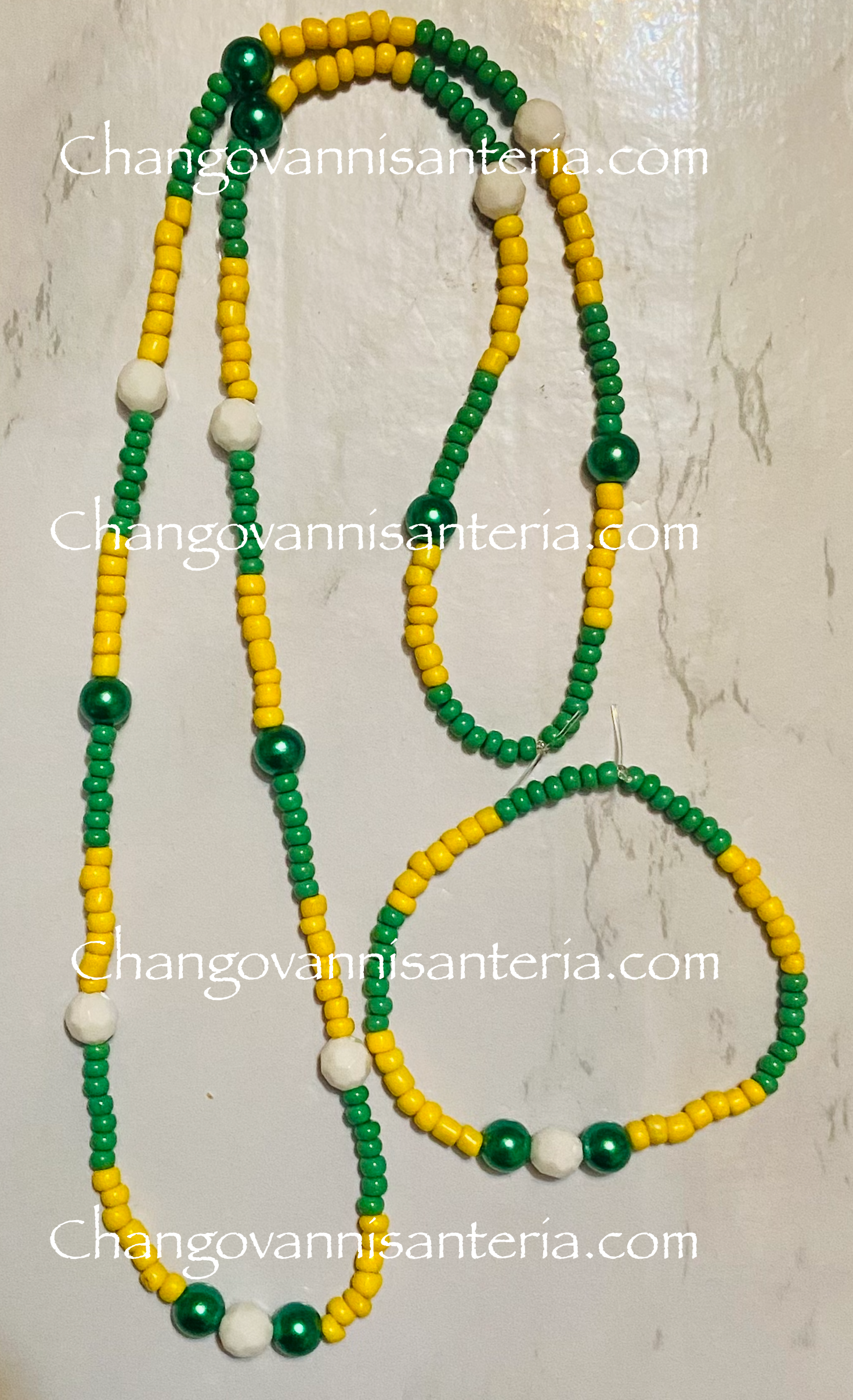 Santeria Orisha Orula Necklace/Collar Santeria Orisha Orula