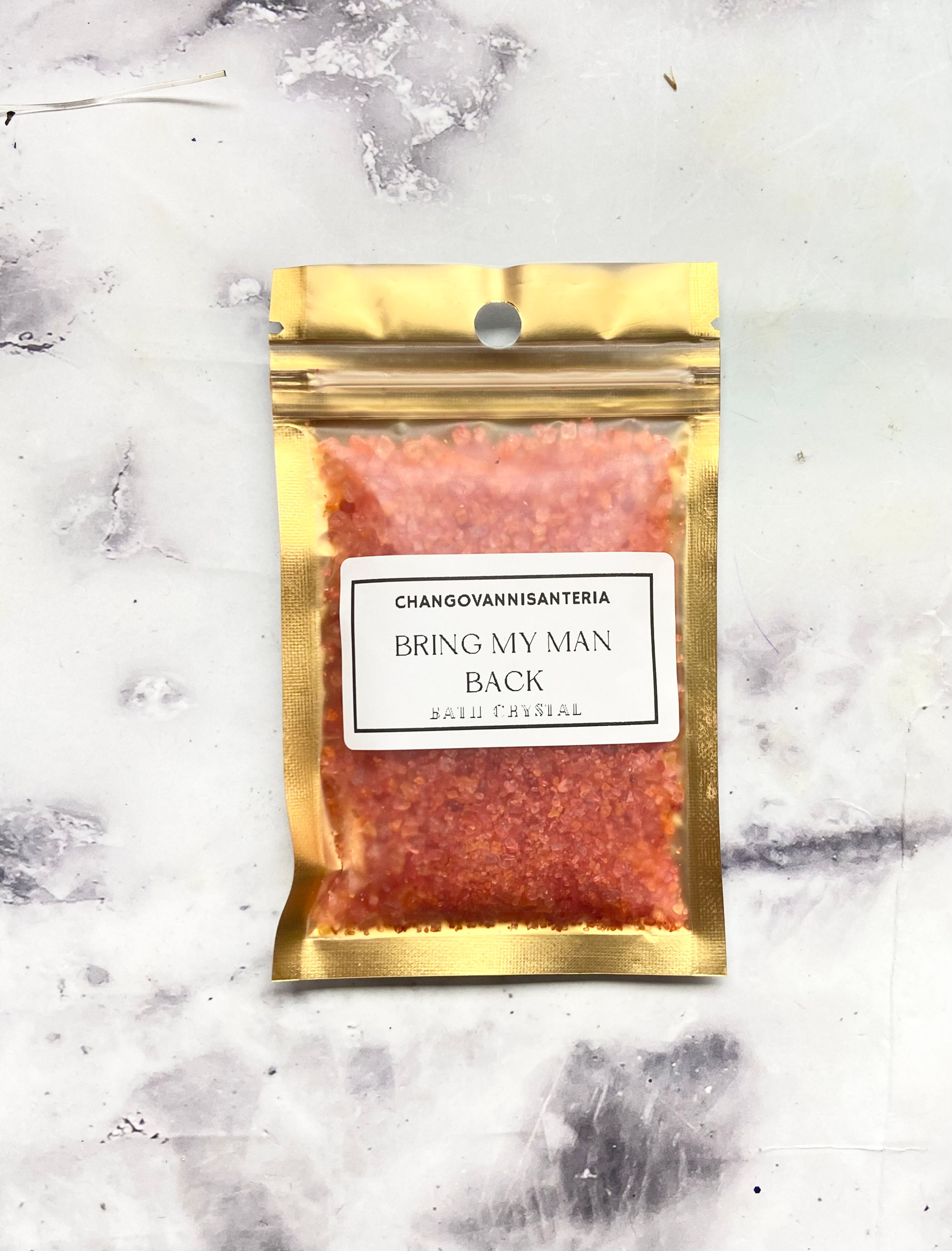 Bring My Man Back Bath Crystal | Traer Mi Hombre De Regreso Baño De Crystal